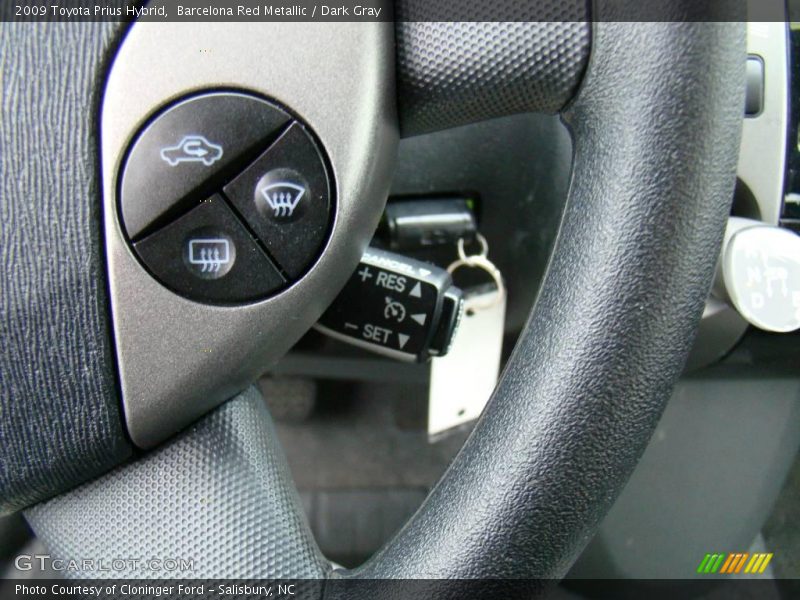 Barcelona Red Metallic / Dark Gray 2009 Toyota Prius Hybrid