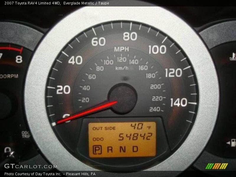 Everglade Metallic / Taupe 2007 Toyota RAV4 Limited 4WD
