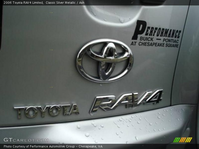 Classic Silver Metallic / Ash 2006 Toyota RAV4 Limited