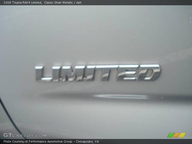 Classic Silver Metallic / Ash 2006 Toyota RAV4 Limited