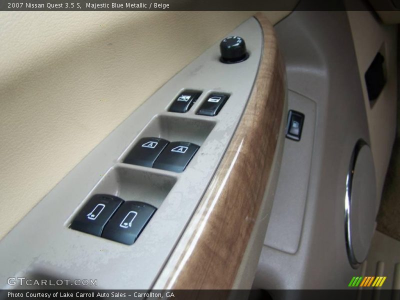 Majestic Blue Metallic / Beige 2007 Nissan Quest 3.5 S