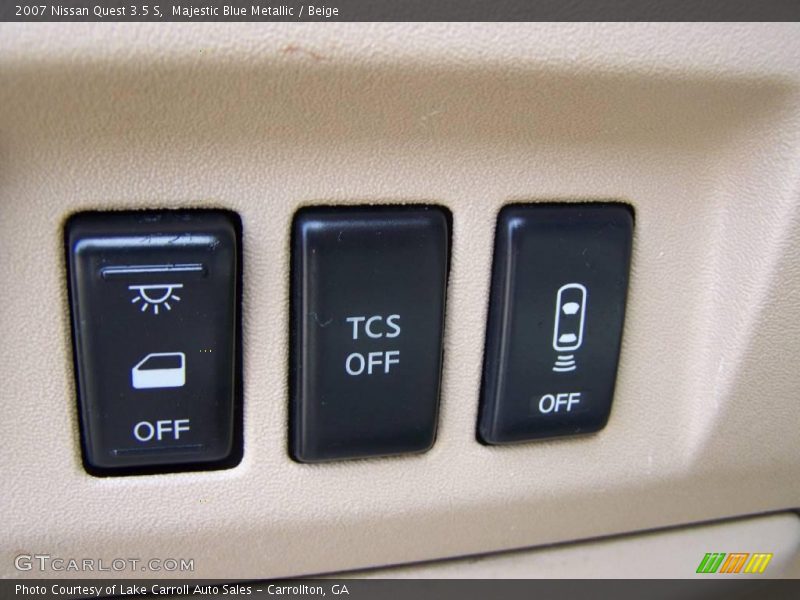 Majestic Blue Metallic / Beige 2007 Nissan Quest 3.5 S