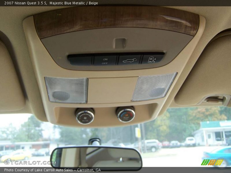 Majestic Blue Metallic / Beige 2007 Nissan Quest 3.5 S