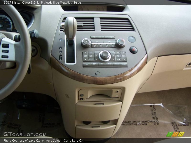 Majestic Blue Metallic / Beige 2007 Nissan Quest 3.5 S