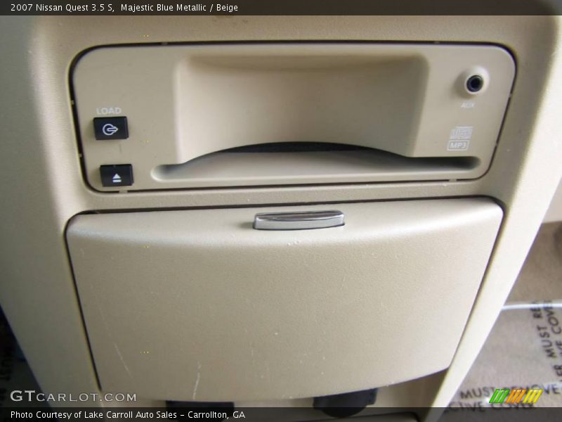 Majestic Blue Metallic / Beige 2007 Nissan Quest 3.5 S