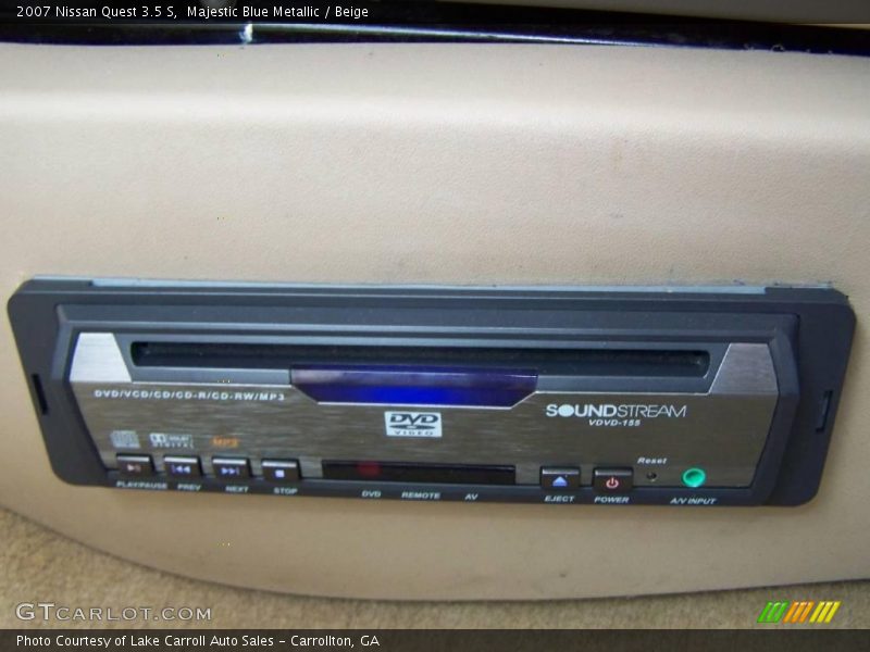 Majestic Blue Metallic / Beige 2007 Nissan Quest 3.5 S