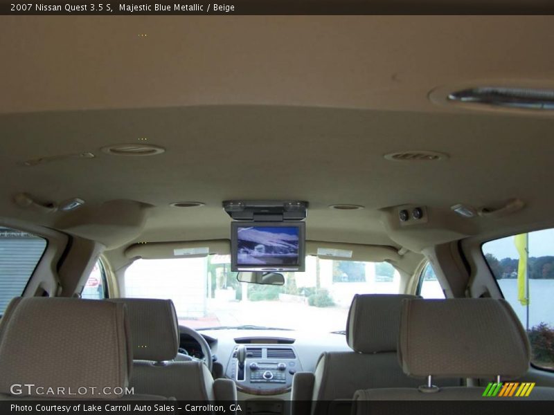 Majestic Blue Metallic / Beige 2007 Nissan Quest 3.5 S