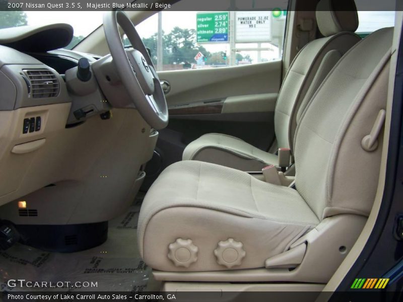 Majestic Blue Metallic / Beige 2007 Nissan Quest 3.5 S