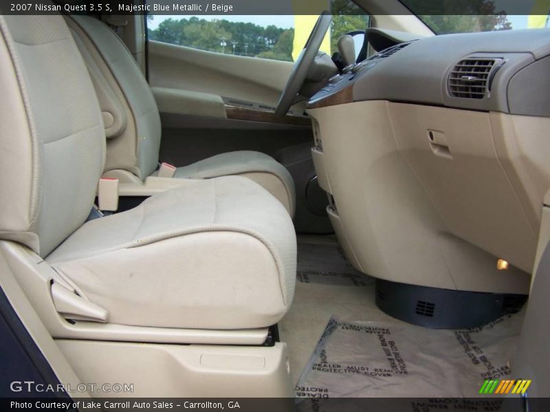 Majestic Blue Metallic / Beige 2007 Nissan Quest 3.5 S