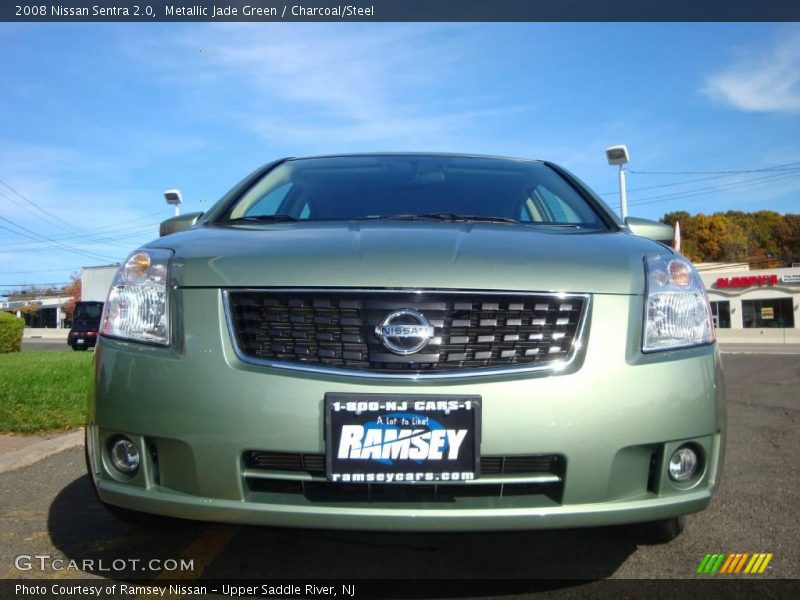 Metallic Jade Green / Charcoal/Steel 2008 Nissan Sentra 2.0