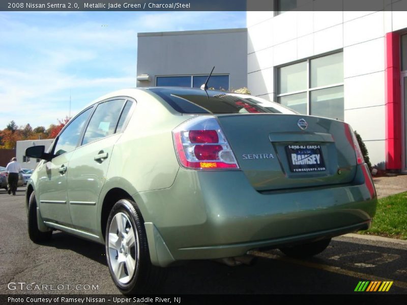 Metallic Jade Green / Charcoal/Steel 2008 Nissan Sentra 2.0