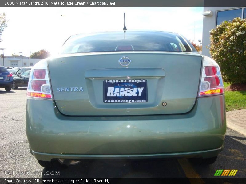 Metallic Jade Green / Charcoal/Steel 2008 Nissan Sentra 2.0
