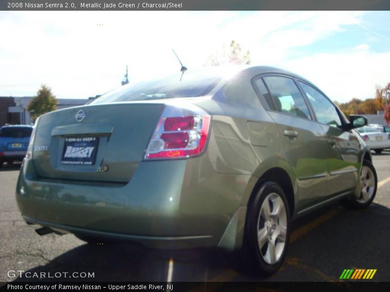 Metallic Jade Green / Charcoal/Steel 2008 Nissan Sentra 2.0