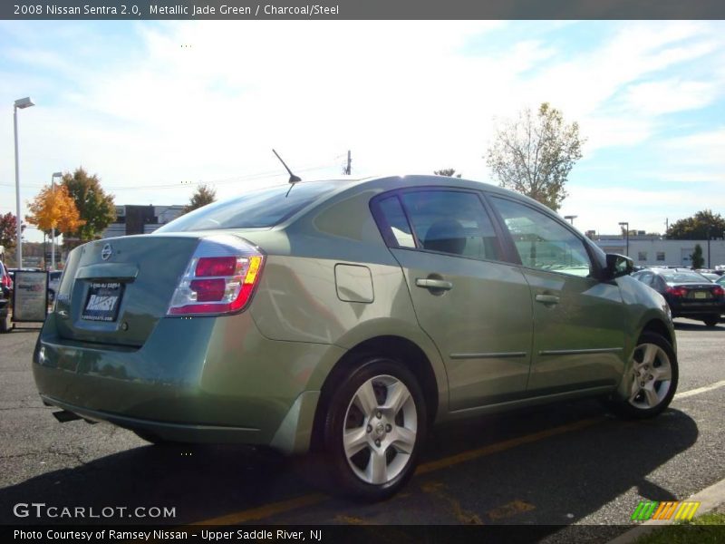Metallic Jade Green / Charcoal/Steel 2008 Nissan Sentra 2.0