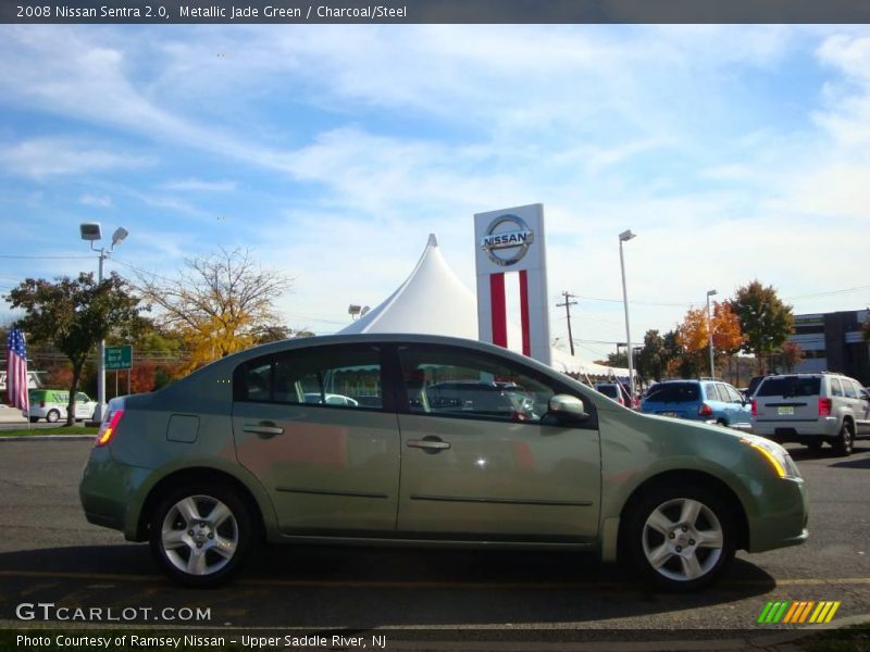 Metallic Jade Green / Charcoal/Steel 2008 Nissan Sentra 2.0
