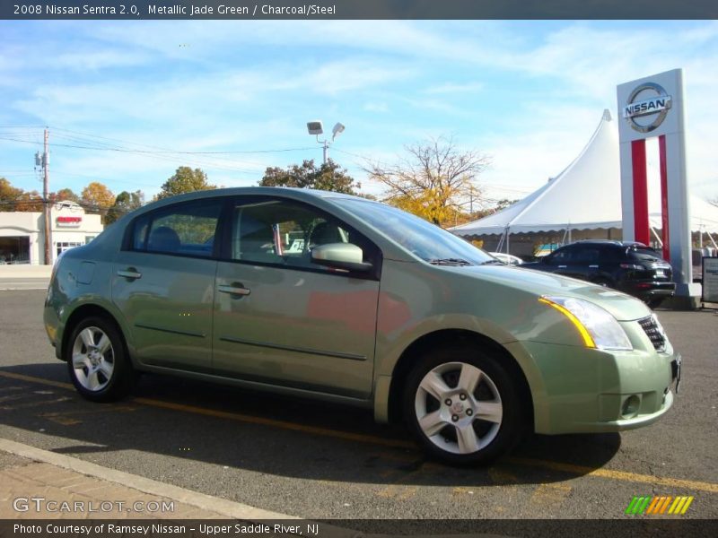 Metallic Jade Green / Charcoal/Steel 2008 Nissan Sentra 2.0