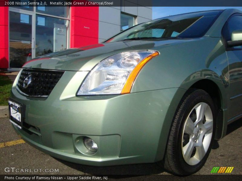 Metallic Jade Green / Charcoal/Steel 2008 Nissan Sentra 2.0