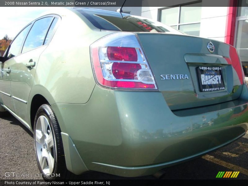 Metallic Jade Green / Charcoal/Steel 2008 Nissan Sentra 2.0