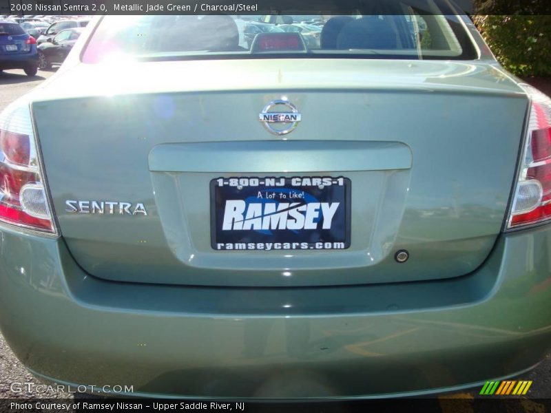 Metallic Jade Green / Charcoal/Steel 2008 Nissan Sentra 2.0