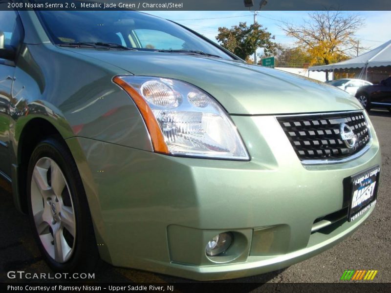 Metallic Jade Green / Charcoal/Steel 2008 Nissan Sentra 2.0