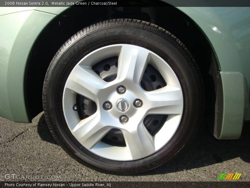 Metallic Jade Green / Charcoal/Steel 2008 Nissan Sentra 2.0