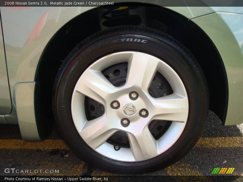 Metallic Jade Green / Charcoal/Steel 2008 Nissan Sentra 2.0