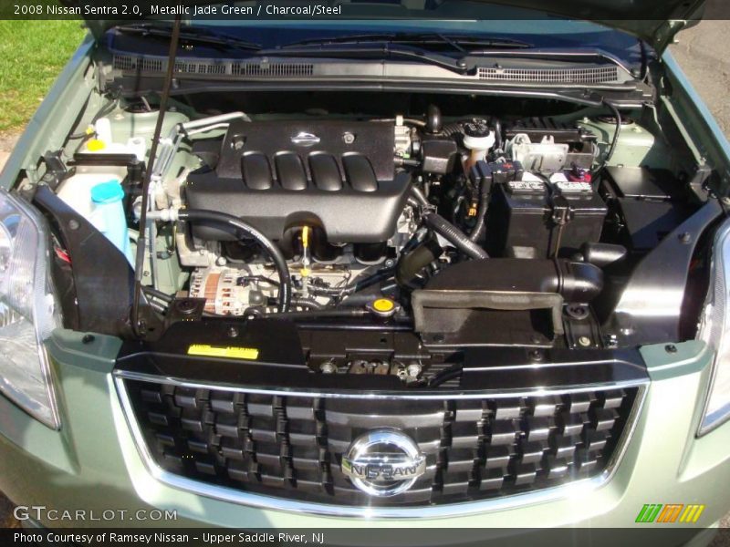 Metallic Jade Green / Charcoal/Steel 2008 Nissan Sentra 2.0