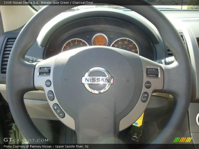 Metallic Jade Green / Charcoal/Steel 2008 Nissan Sentra 2.0