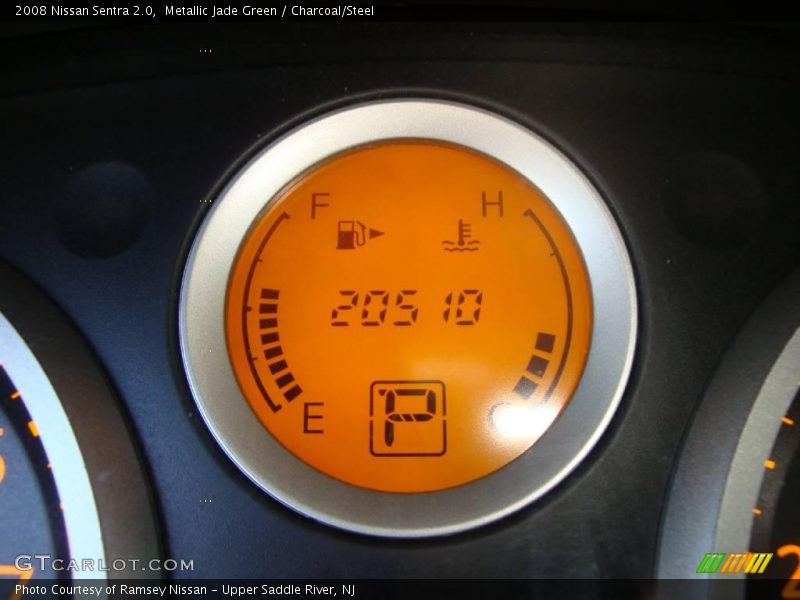 Metallic Jade Green / Charcoal/Steel 2008 Nissan Sentra 2.0