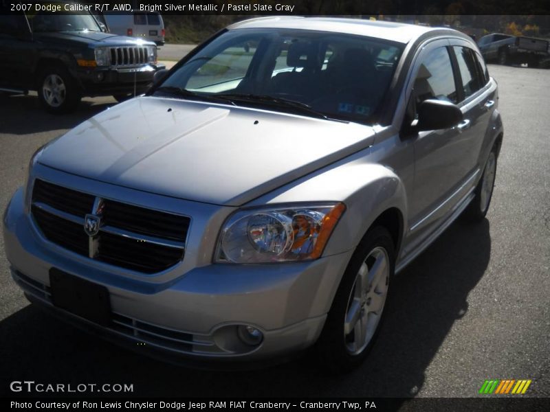 Bright Silver Metallic / Pastel Slate Gray 2007 Dodge Caliber R/T AWD
