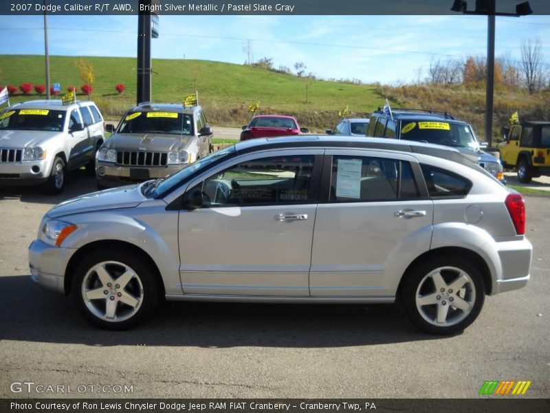 Bright Silver Metallic / Pastel Slate Gray 2007 Dodge Caliber R/T AWD