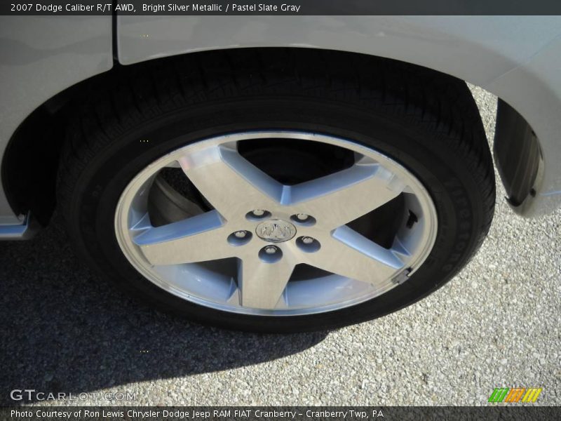 Bright Silver Metallic / Pastel Slate Gray 2007 Dodge Caliber R/T AWD