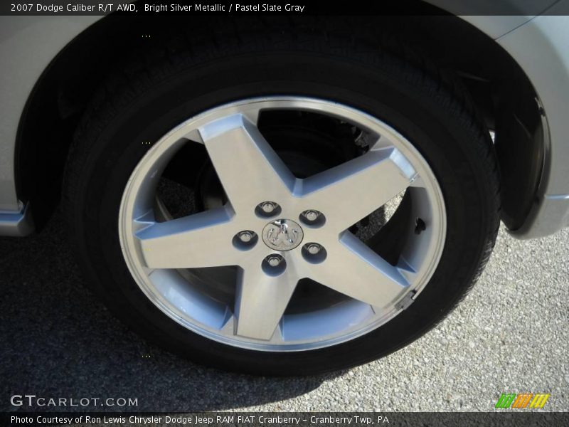Bright Silver Metallic / Pastel Slate Gray 2007 Dodge Caliber R/T AWD