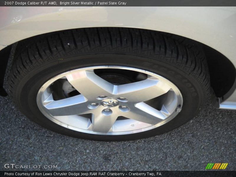 Bright Silver Metallic / Pastel Slate Gray 2007 Dodge Caliber R/T AWD