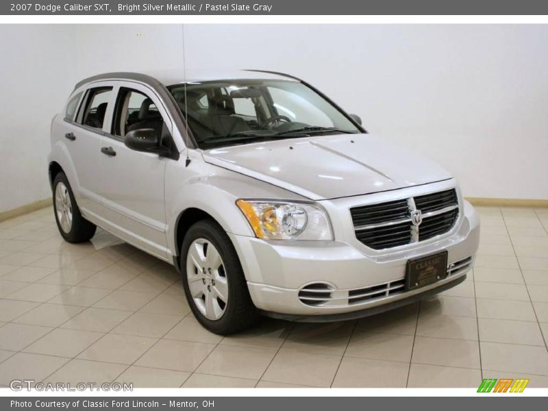 Bright Silver Metallic / Pastel Slate Gray 2007 Dodge Caliber SXT