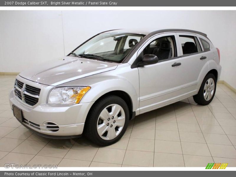 Bright Silver Metallic / Pastel Slate Gray 2007 Dodge Caliber SXT