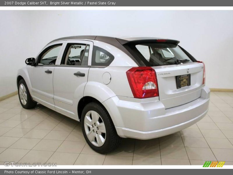 Bright Silver Metallic / Pastel Slate Gray 2007 Dodge Caliber SXT