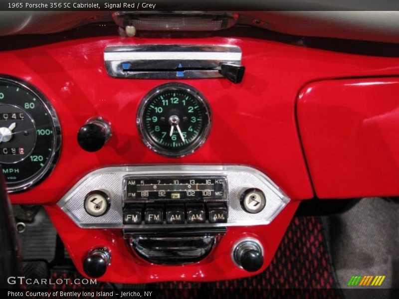 Signal Red / Grey 1965 Porsche 356 SC Cabriolet