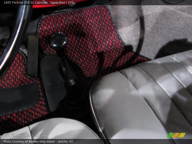 Signal Red / Grey 1965 Porsche 356 SC Cabriolet