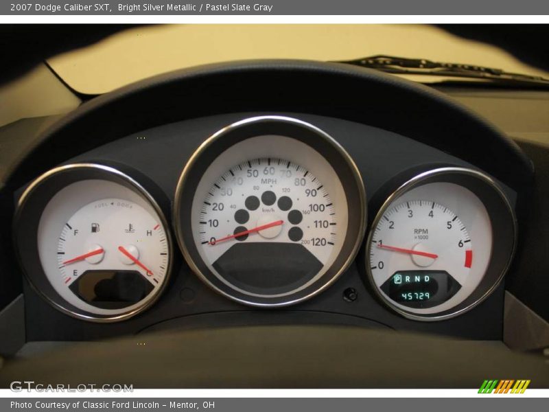 Bright Silver Metallic / Pastel Slate Gray 2007 Dodge Caliber SXT