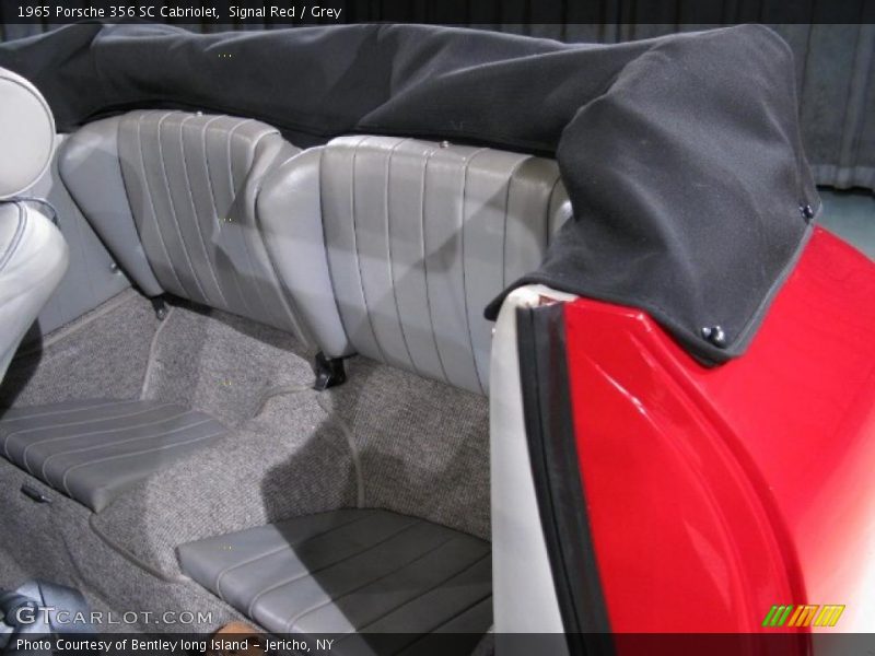 Signal Red / Grey 1965 Porsche 356 SC Cabriolet