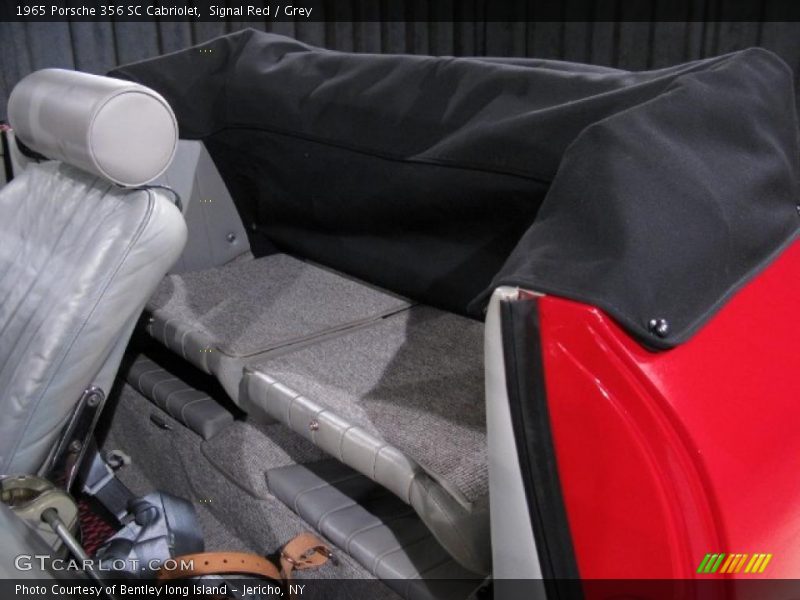 Signal Red / Grey 1965 Porsche 356 SC Cabriolet