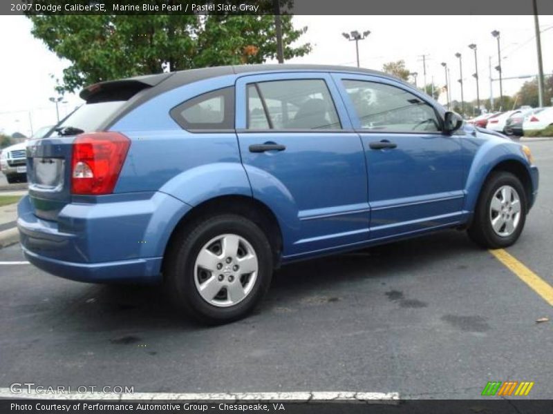 Marine Blue Pearl / Pastel Slate Gray 2007 Dodge Caliber SE