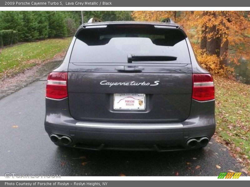 Lava Grey Metallic / Black 2009 Porsche Cayenne Turbo S