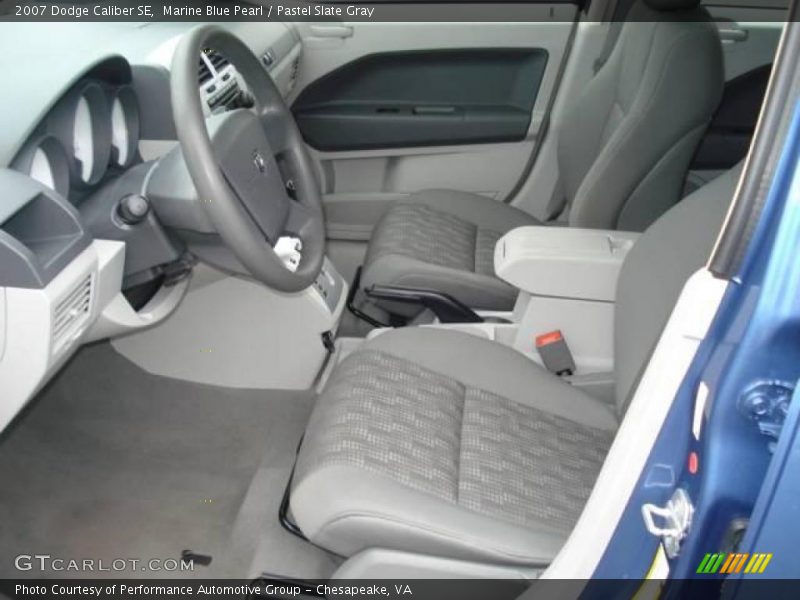 Marine Blue Pearl / Pastel Slate Gray 2007 Dodge Caliber SE
