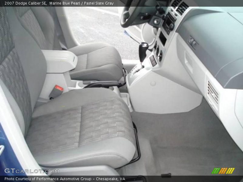 Marine Blue Pearl / Pastel Slate Gray 2007 Dodge Caliber SE