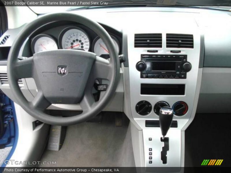 Marine Blue Pearl / Pastel Slate Gray 2007 Dodge Caliber SE