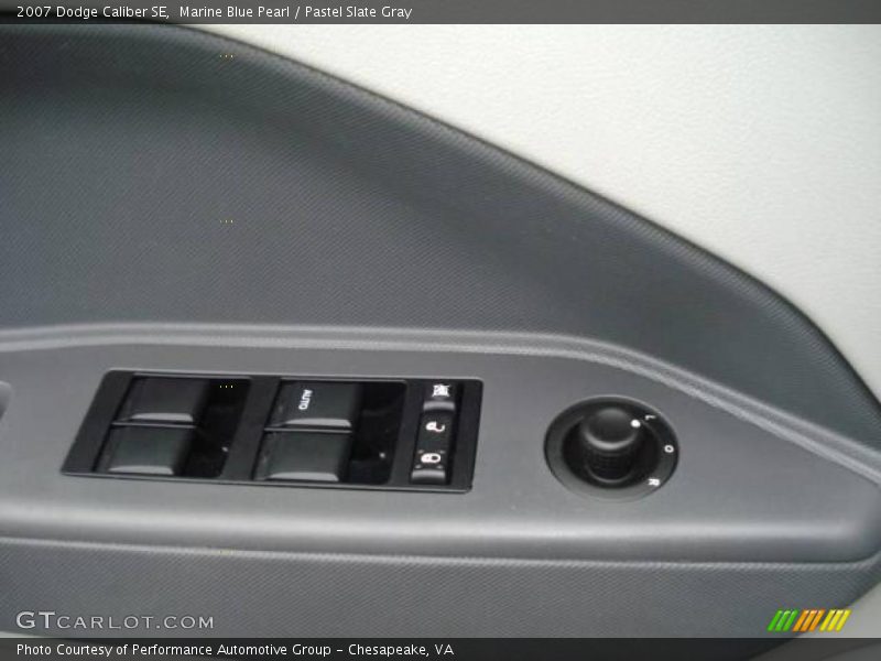 Marine Blue Pearl / Pastel Slate Gray 2007 Dodge Caliber SE