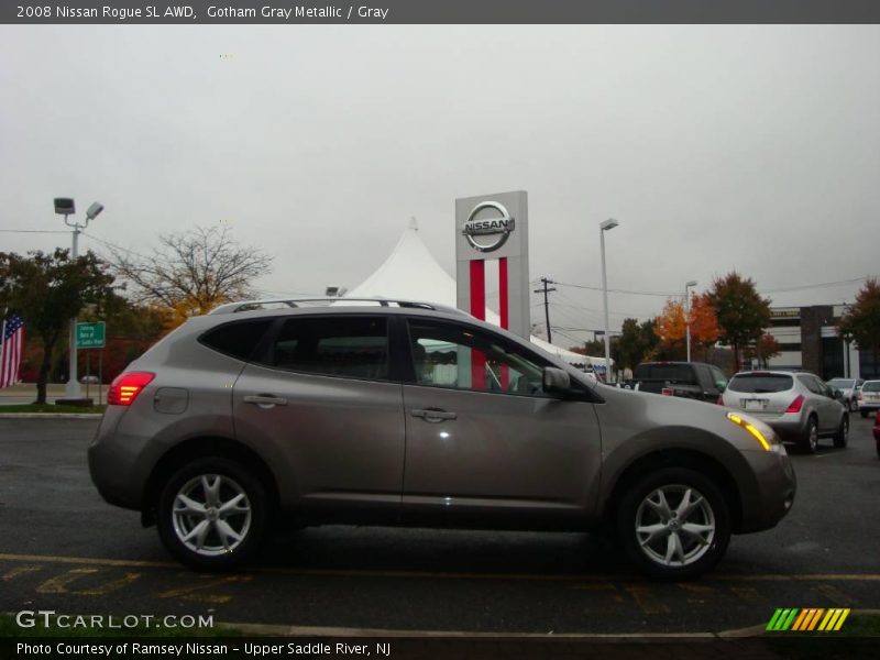 Gotham Gray Metallic / Gray 2008 Nissan Rogue SL AWD