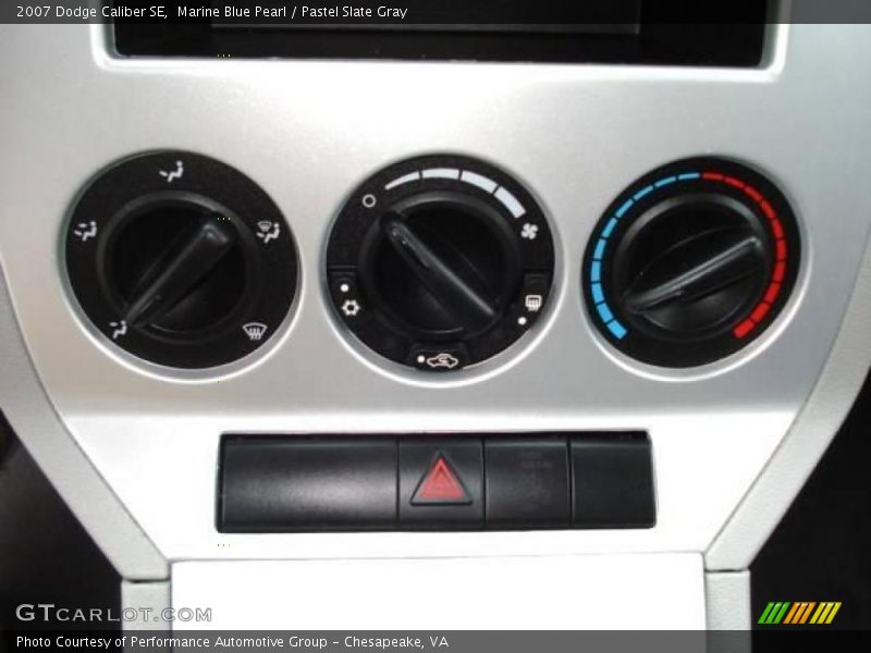Marine Blue Pearl / Pastel Slate Gray 2007 Dodge Caliber SE